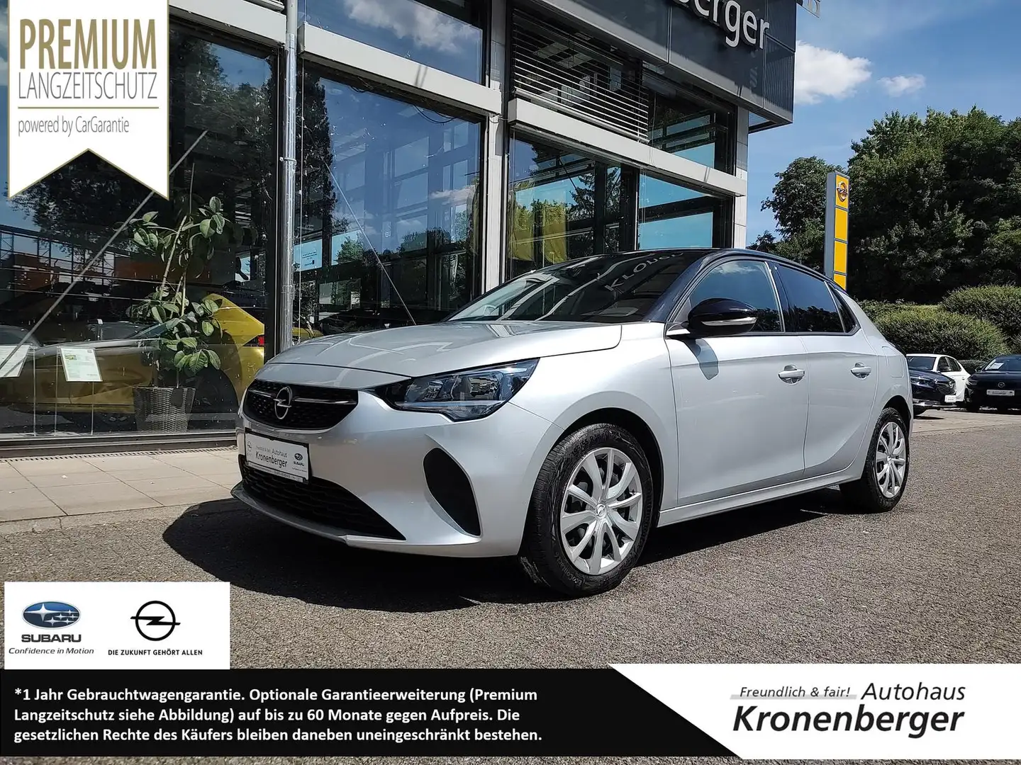 Opel Corsa F 1.2 Edition SHZ R-Kamera Navi Silber - 1