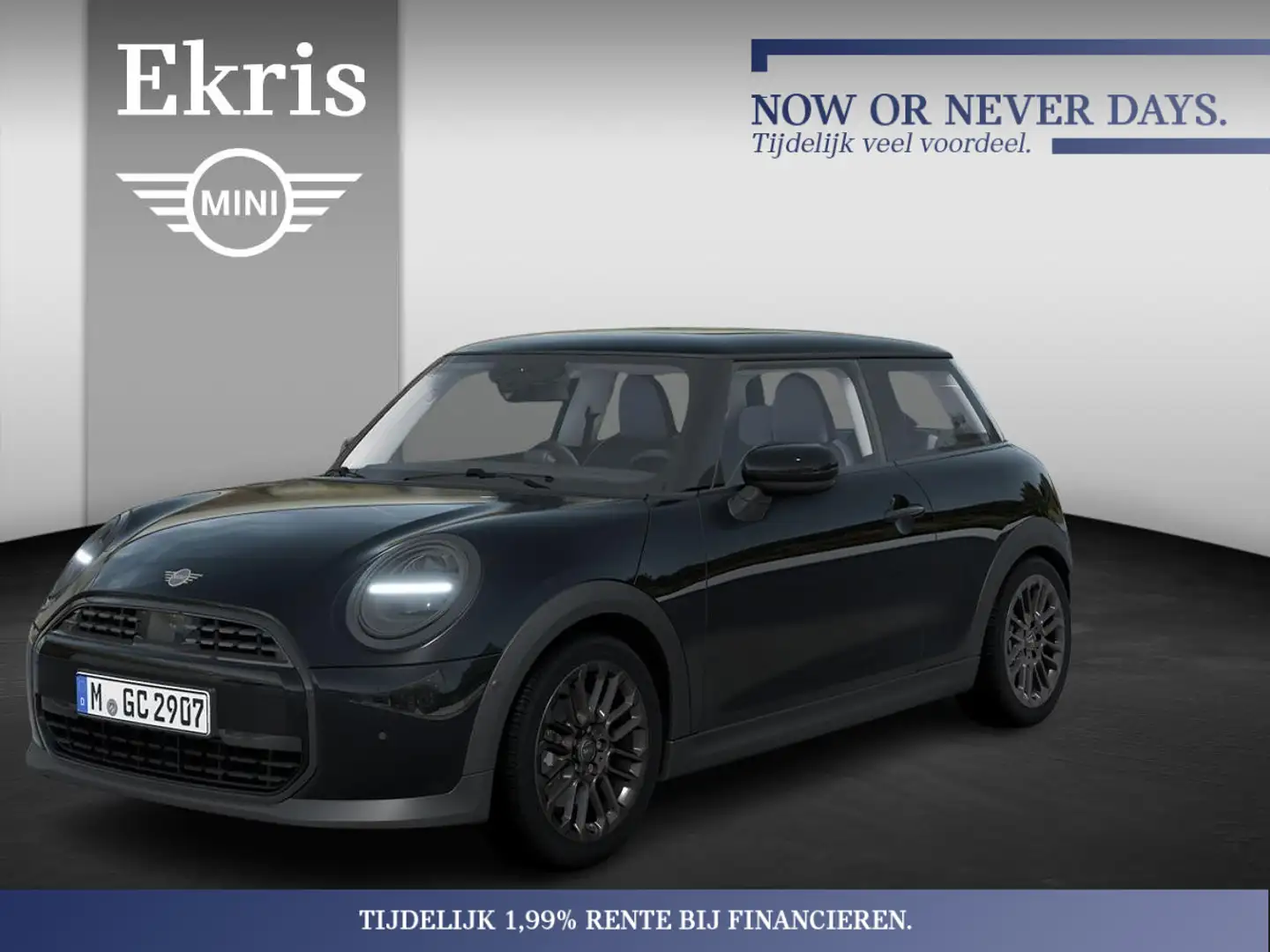 MINI Cooper C Pakket XS + Classic Trim | Actie Noir - 1