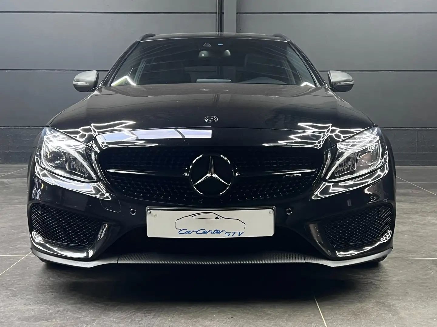 Mercedes-Benz C 43 AMG 4-Matic / Full Black / night pack / Pano dak / Zwart - 2