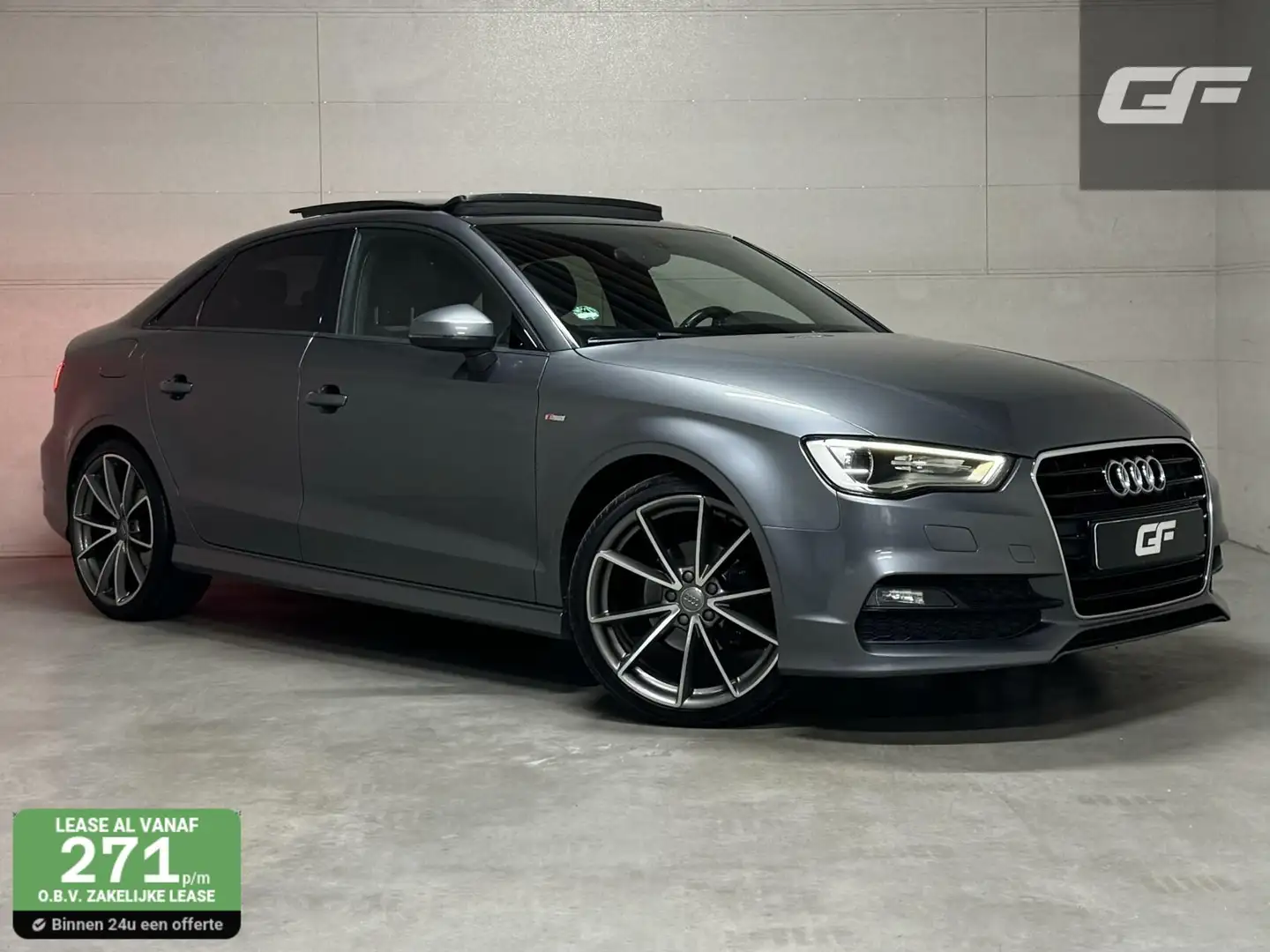 Audi A3 Limousine 1.4 TFSI S-Line Pano Leer B&O DSG NAP Grau - 1