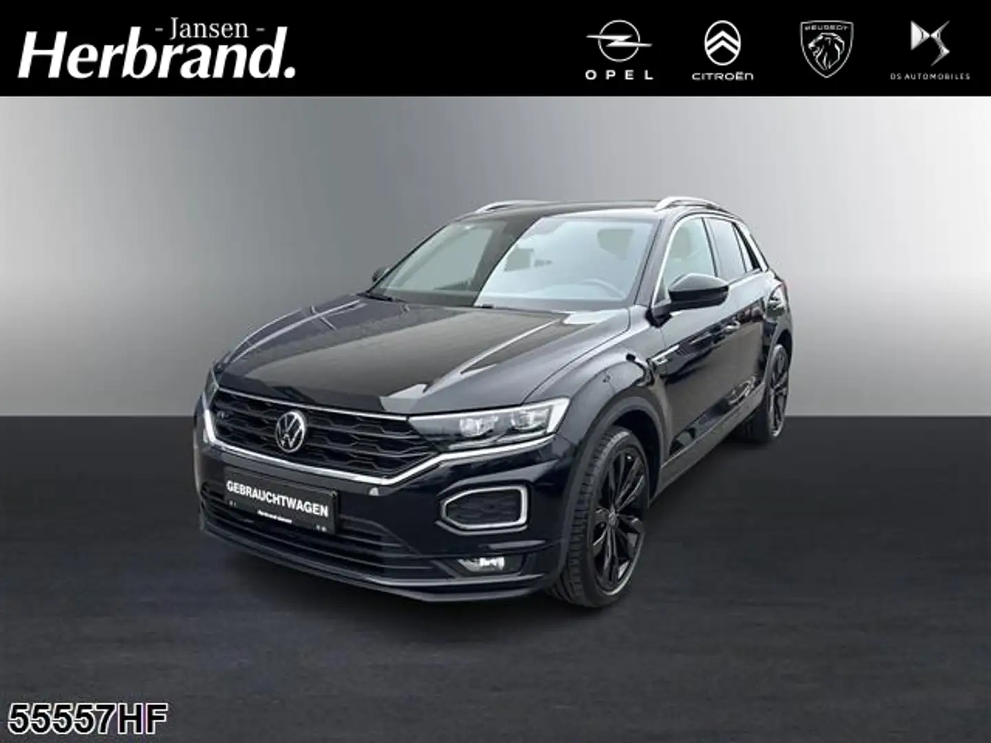Volkswagen T-Roc R-Line +LANE ASSIST+SHZ+CARPLAY+ Noir - 1