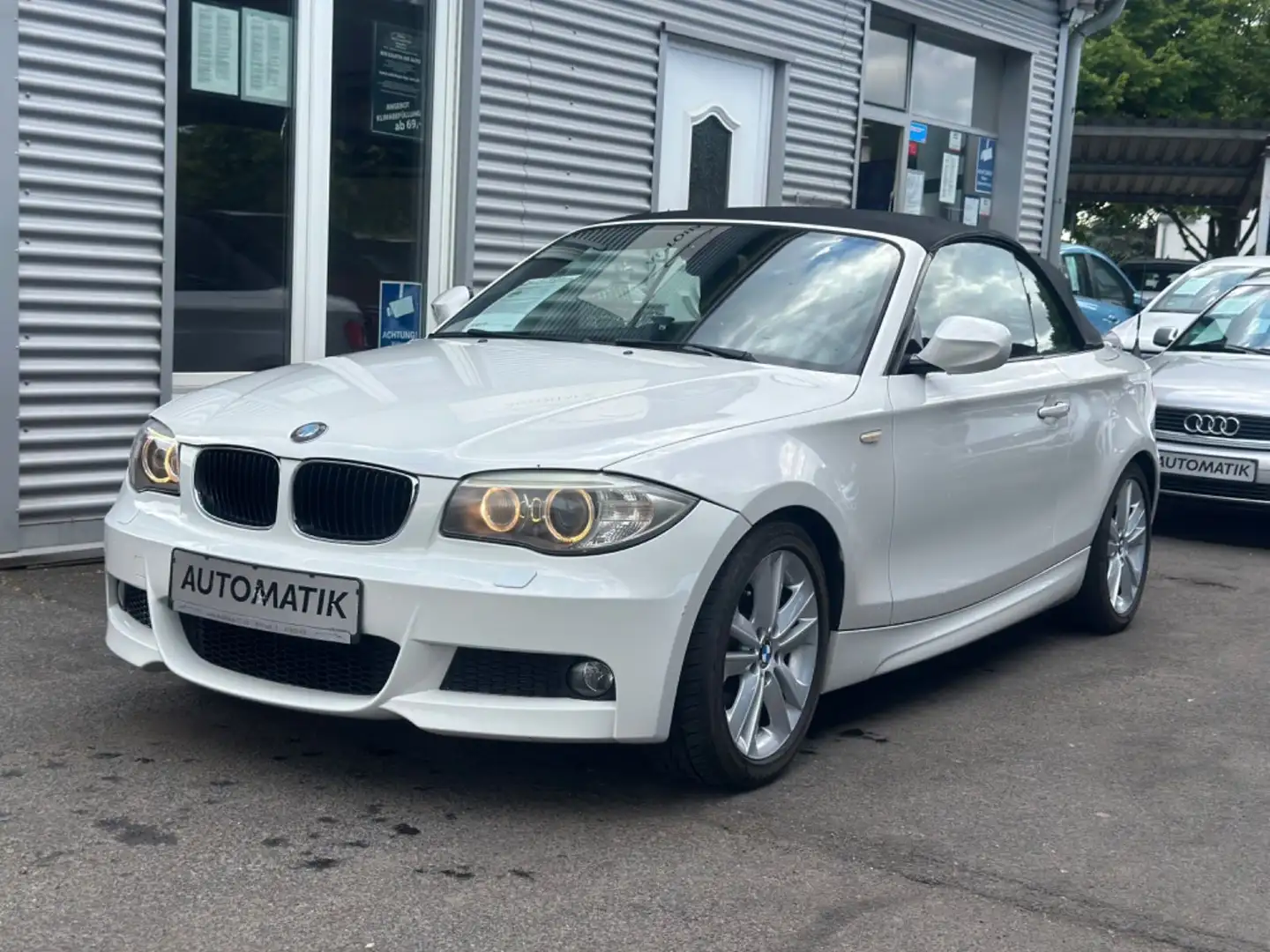 BMW 118 1 Cabrio 118i AUTOMATIK+PDC+S.HEIZUNG+TÜV NEU Weiß - 1