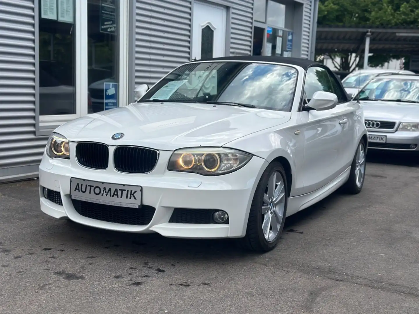 BMW 118 1 Cabrio 118i AUTOMATIK+PDC+S.HEIZUNG+TÜV NEU Weiß - 2