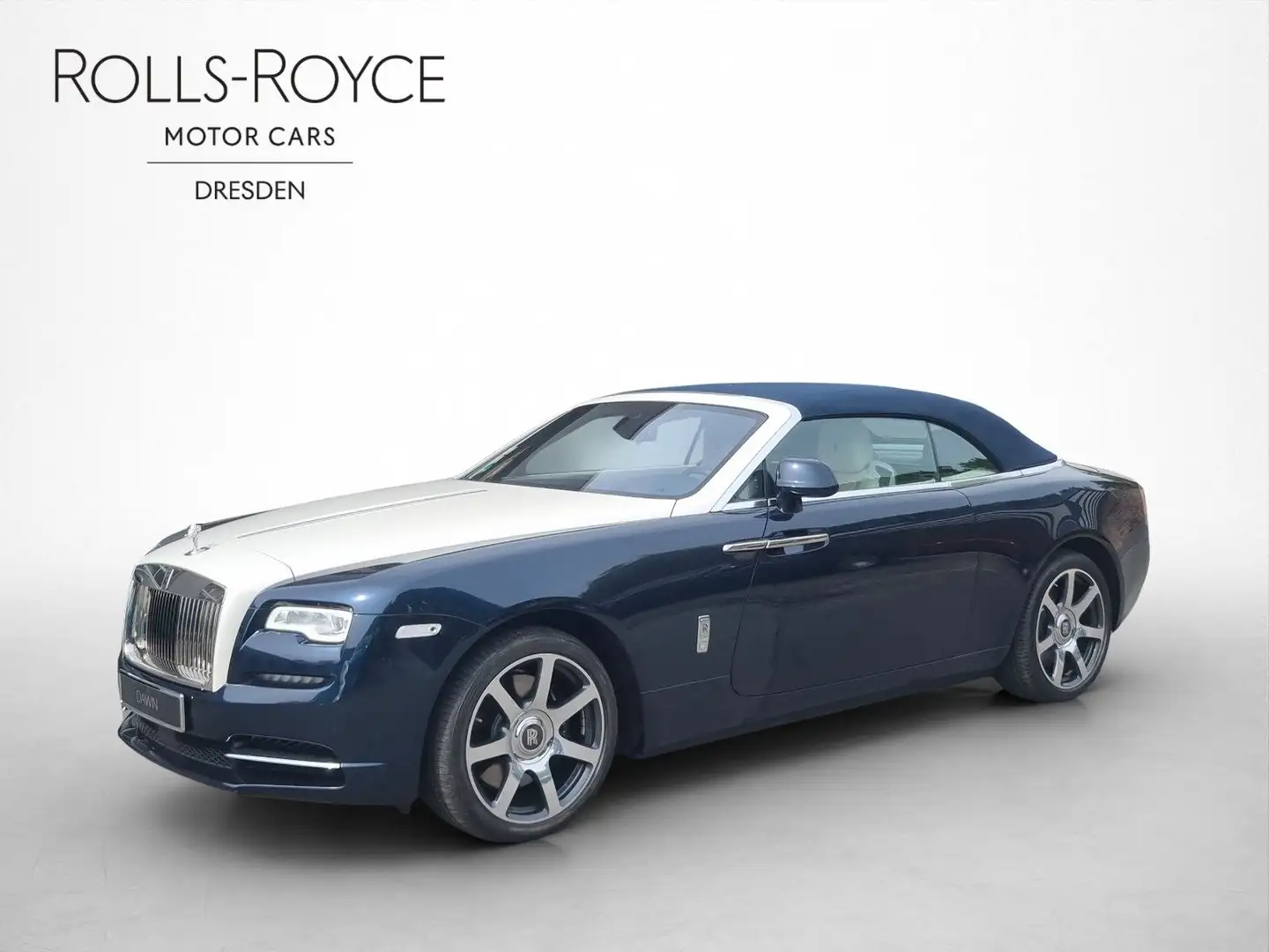 Rolls-Royce Dawn bonnet wrapped Blau - 2