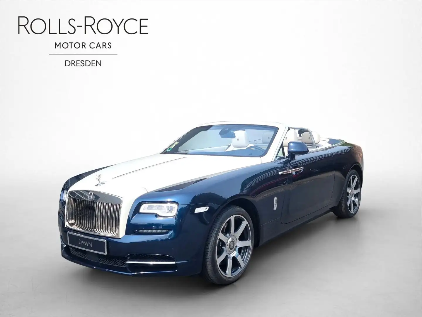 Rolls-Royce Dawn bonnet wrapped Blau - 1