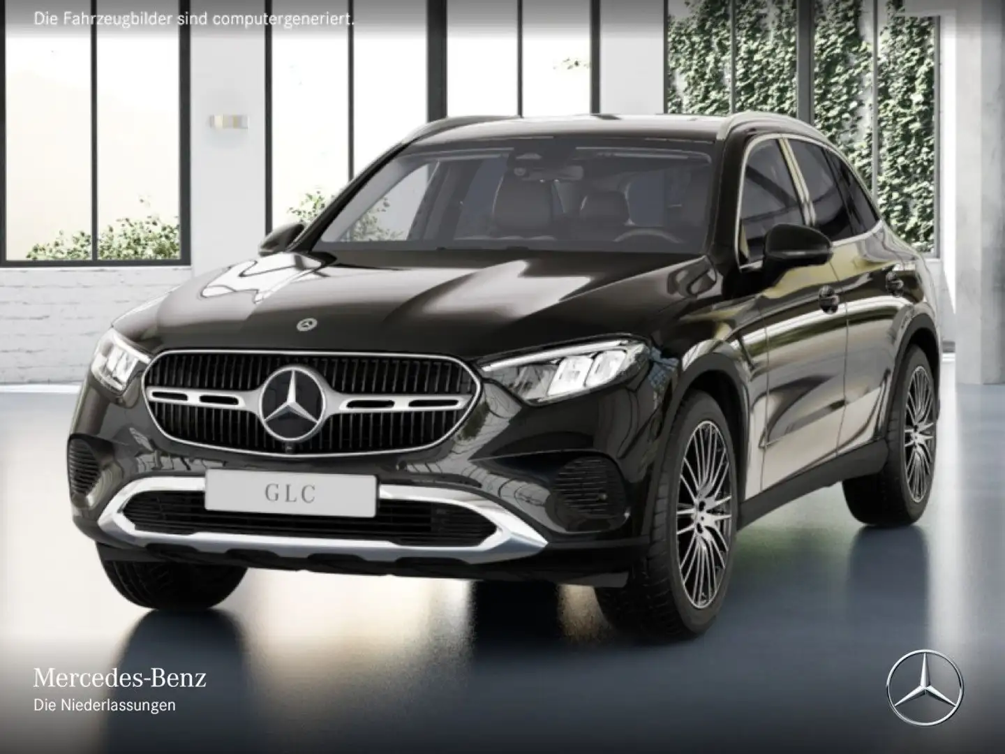 Mercedes-Benz GLC 220 d 4M AVANTG+360+AHK+LED+TOTW+KEYLESS+9G Schwarz - 2