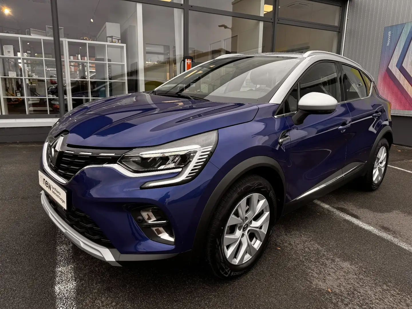 Renault Captur INTENS TCe 130 EDC PDC+RFK+SITZH+NAVI Azul - 2