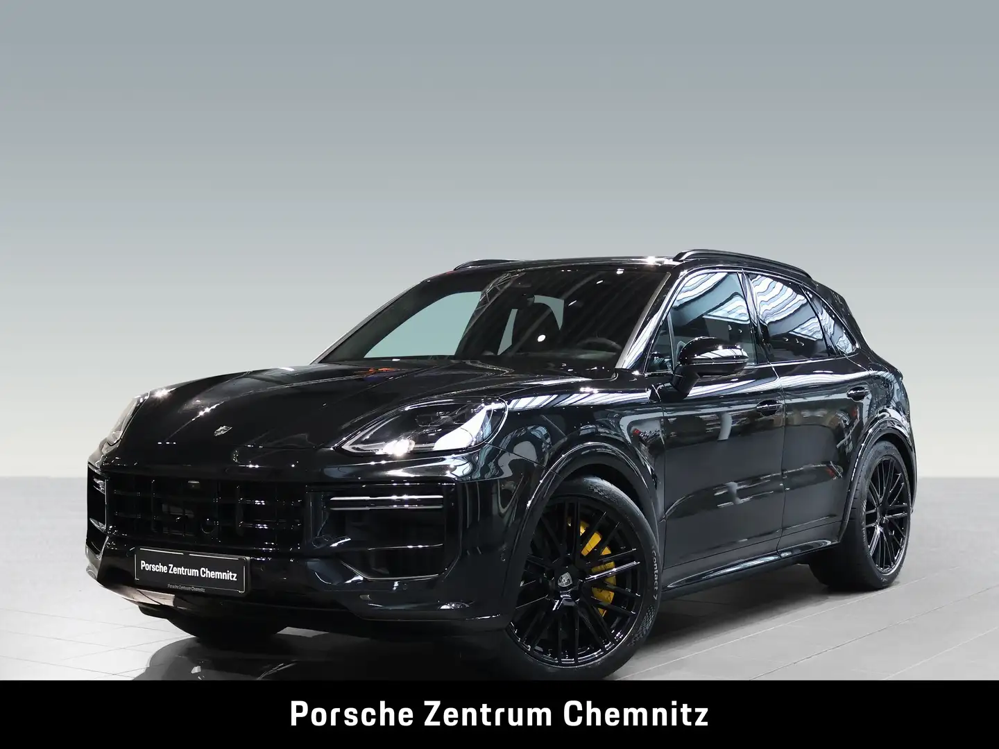 Porsche Cayenne Turbo E-Hybrid PCCB;Sport-Design Pkt.;Sitzbelüft.; Negro - 1