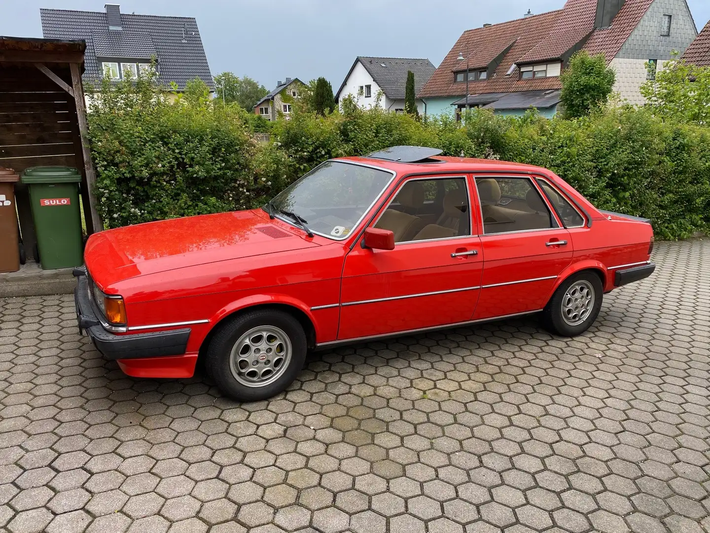 Audi 80 GLE 1.6l 110 PS mit H-Kennzeichen Bj. 1979 Rot - 2