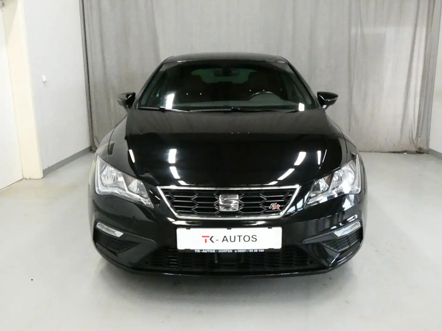SEAT Leon 2.0 TDI FR, 1.Hand,Navi,Tempo,S-Heft Zwart - 2