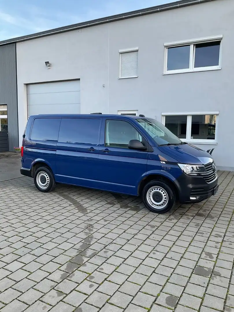 Volkswagen T6 Transporter T6.1 Transpo+KR+DSG+Sitz-Standhzg+Tempom+ZGG3,2t Bleu - 2