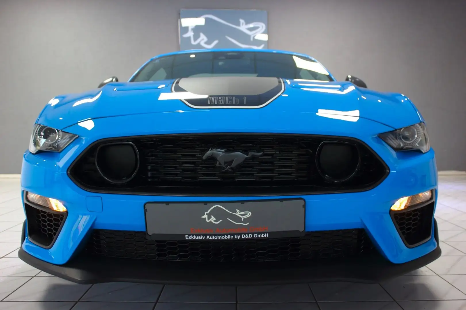 Ford Mustang 5.0 10G MACH 1~DEUTSCH+UNFALLFREI+RECARO Blau - 2