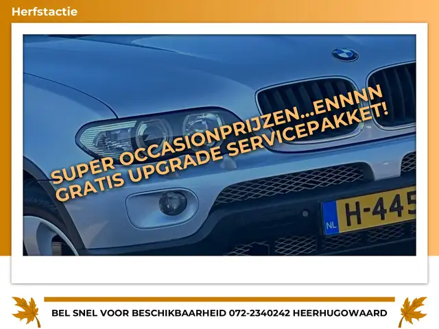 BMW X5 3.0i Automaat - Titan Silber/Dakota leder - Young