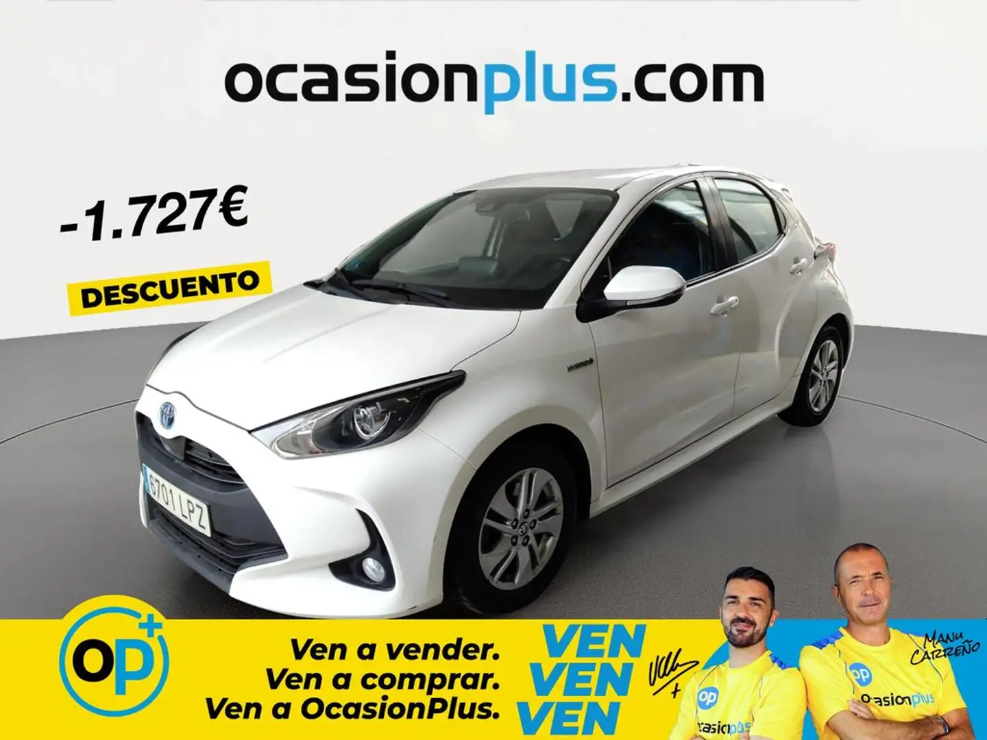 Toyota Yaris 120H 1.5 Business Plus Blanco - 1