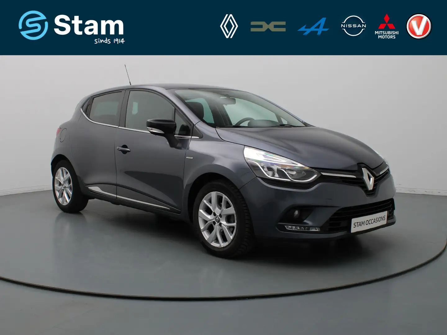 Renault Clio 90pk TCe Limited Airco | Cruise | Parkeersens. ach Gris - 1