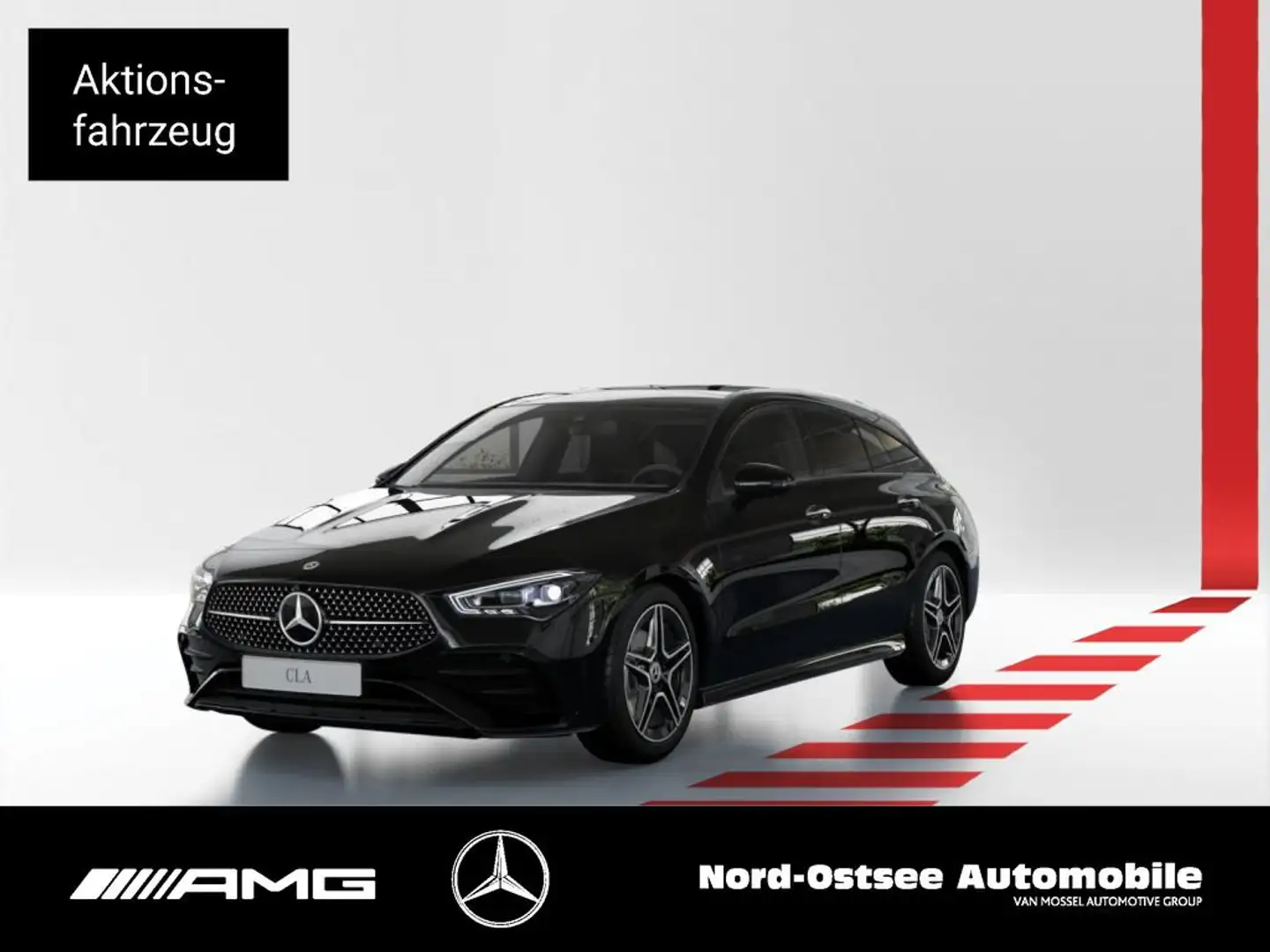 Mercedes-Benz CLA 180 SB AMG NIGHT PANO MEMORY MULTIBEAM 360° Negru - 1