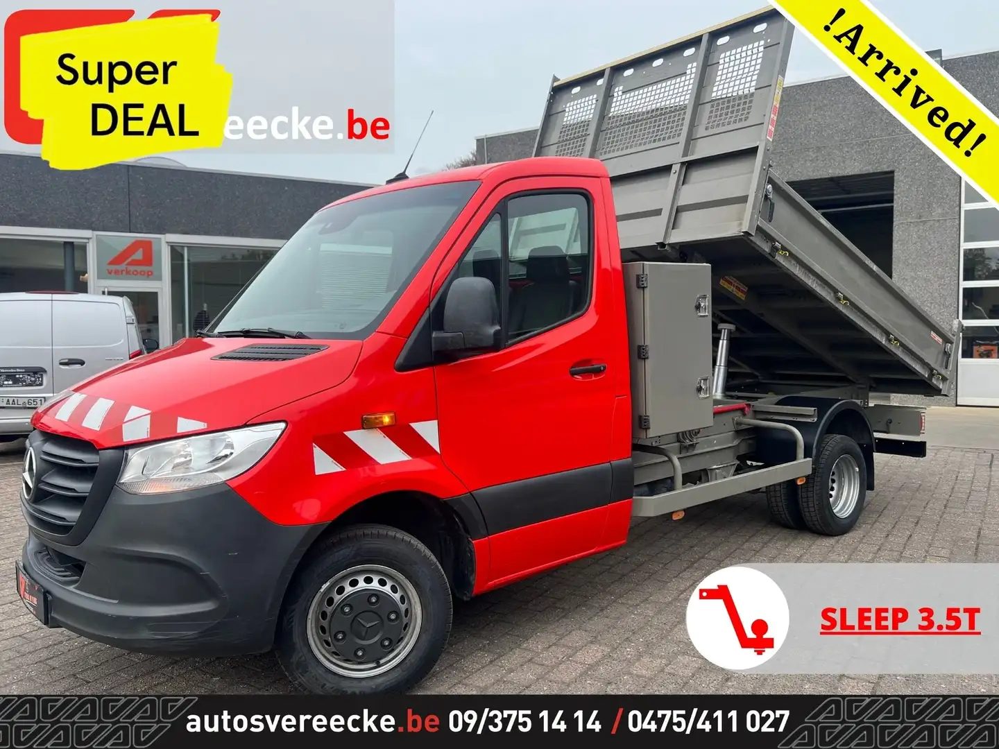 Mercedes-Benz Sprinter 514 KOFFER-KIPPER (25.950€ex)MTM 7.000kg Rojo - 1