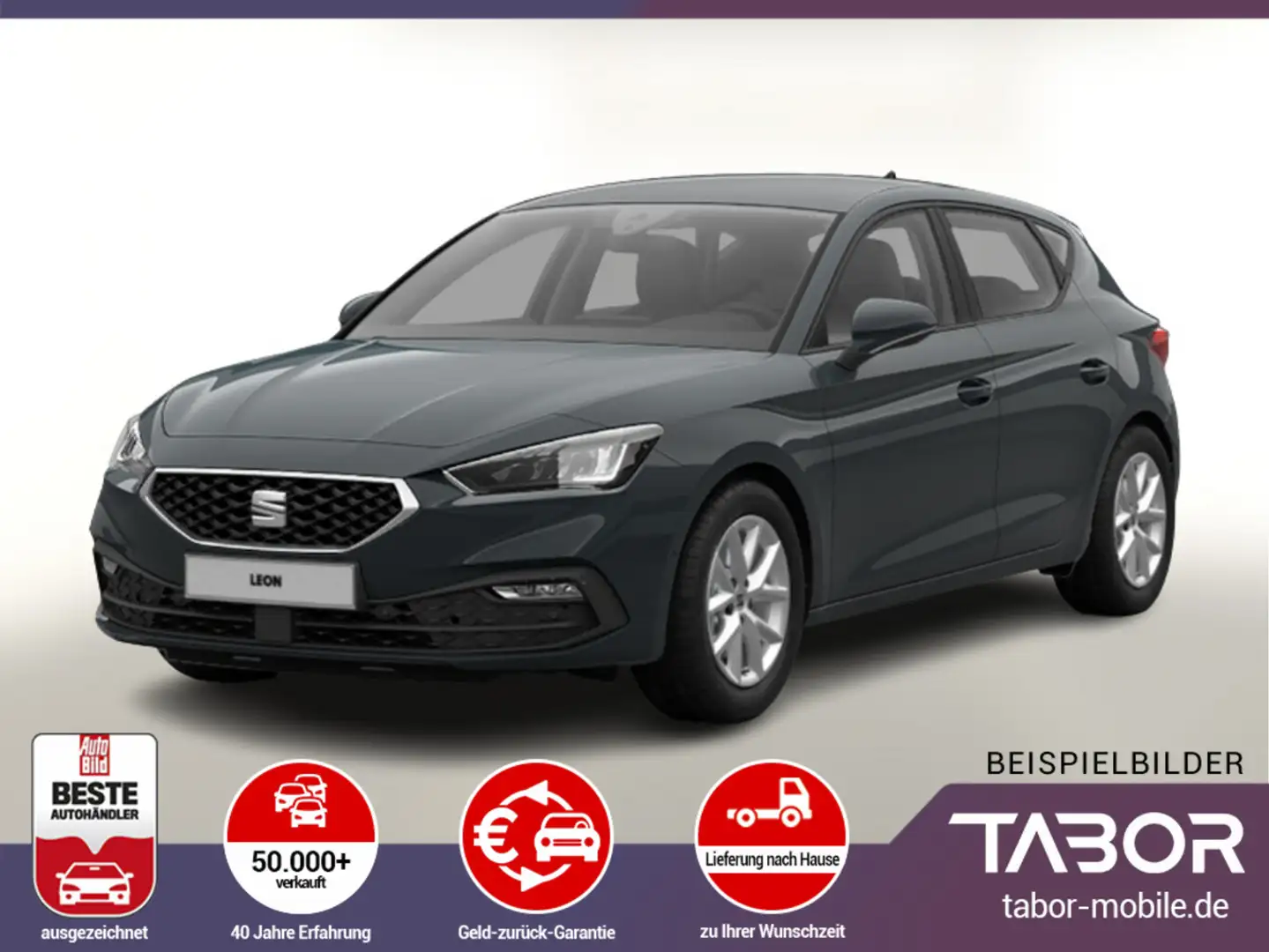 SEAT Leon 1.5 eTSI 115 DSG Style SHZ 3ZClim UVP-31%* Синий - 1