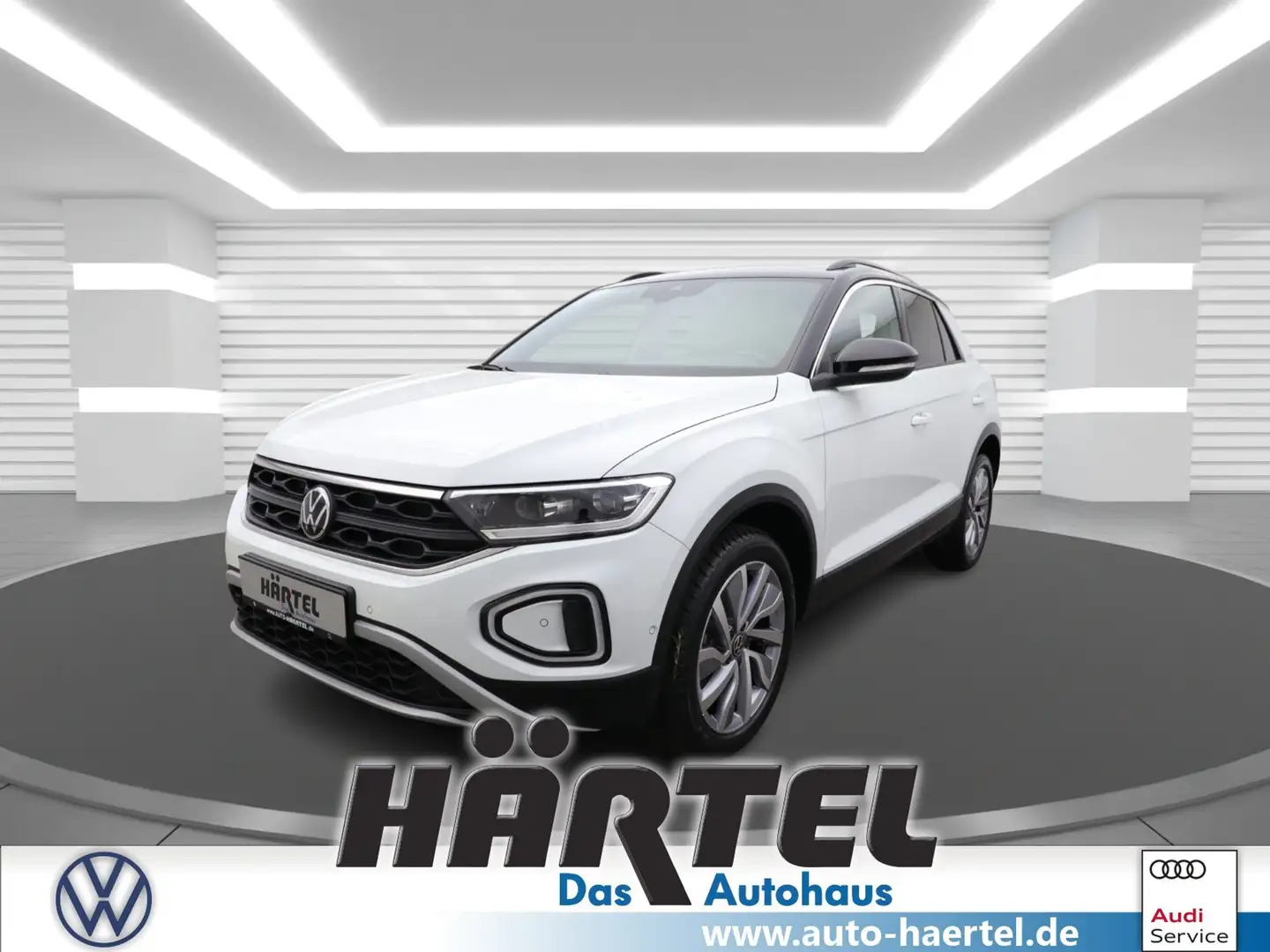 Volkswagen T-Roc GOAL 2.0 TDI DSG (+EURO6+ACC-RADAR) Navi LED Weiß - 1