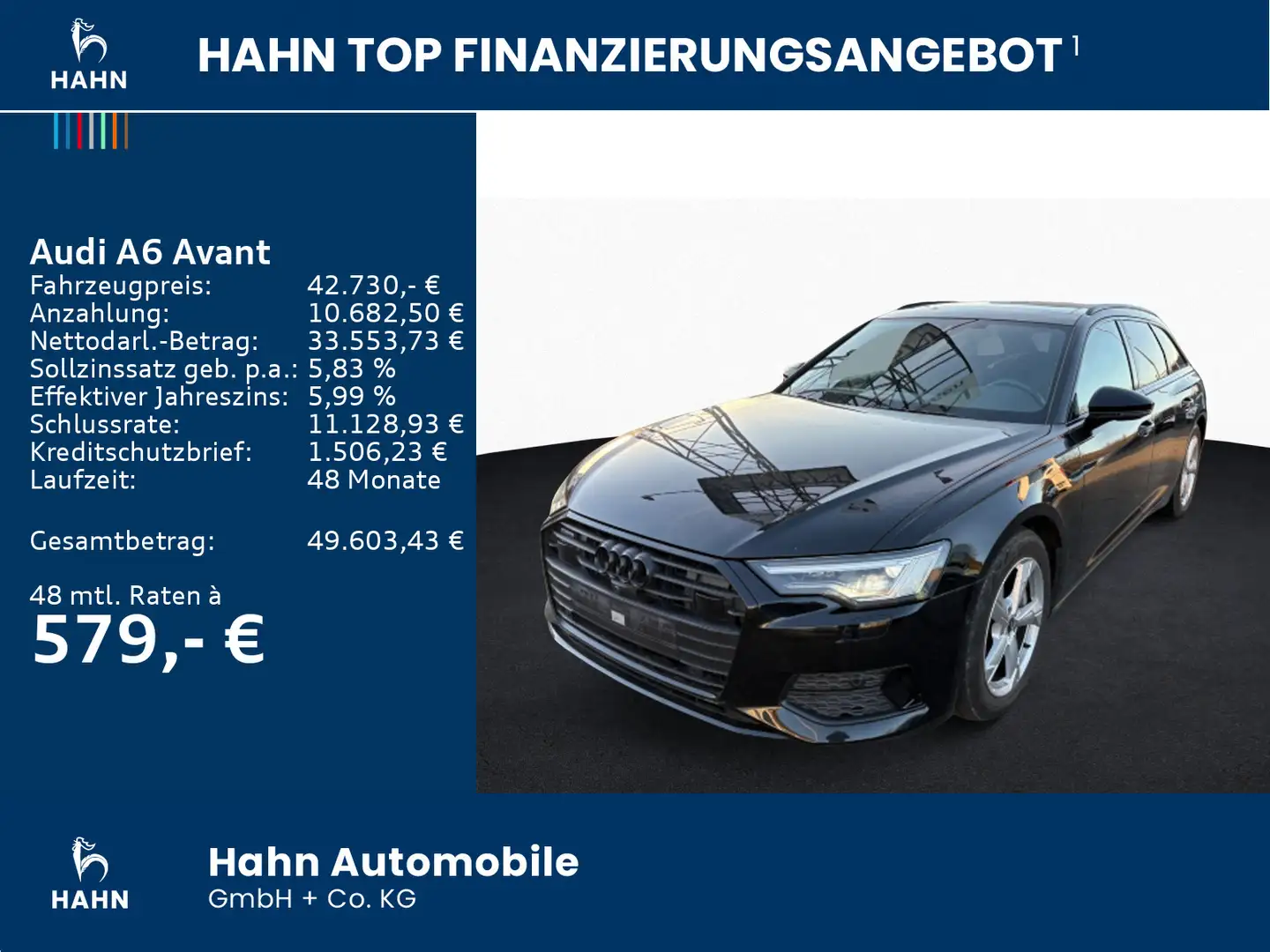 Audi A6 sport 50TFSIe quattro S tronic AHK NAV Schwarz - 2