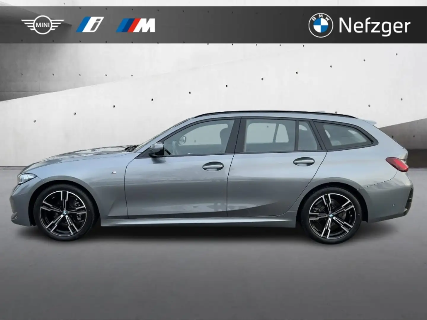 BMW 318 i Touring M Sport Park-Assistent LED HiFi Gris - 2