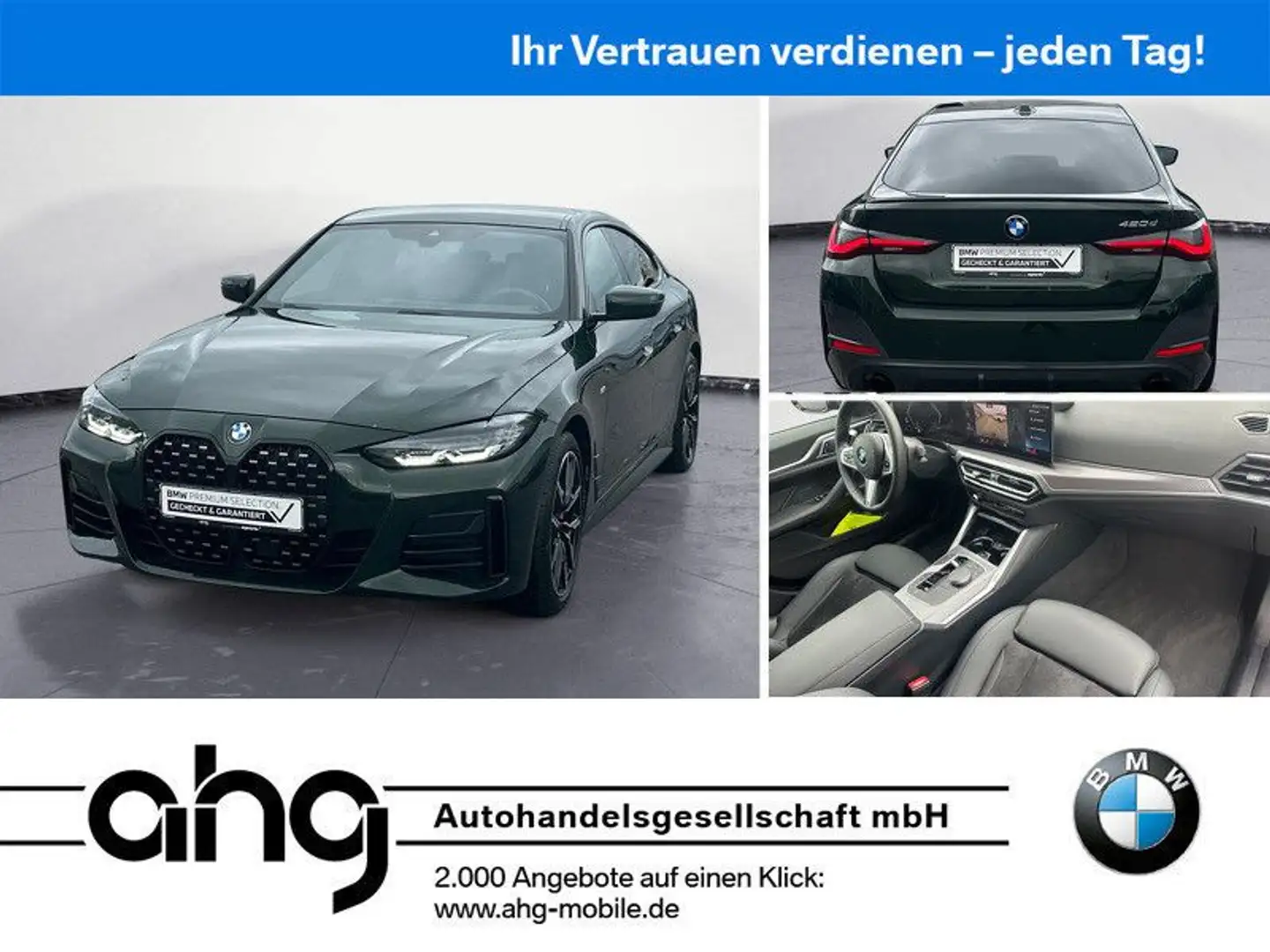 BMW 420 M Sportpaket HIFI Sitzheizung Grün - 1