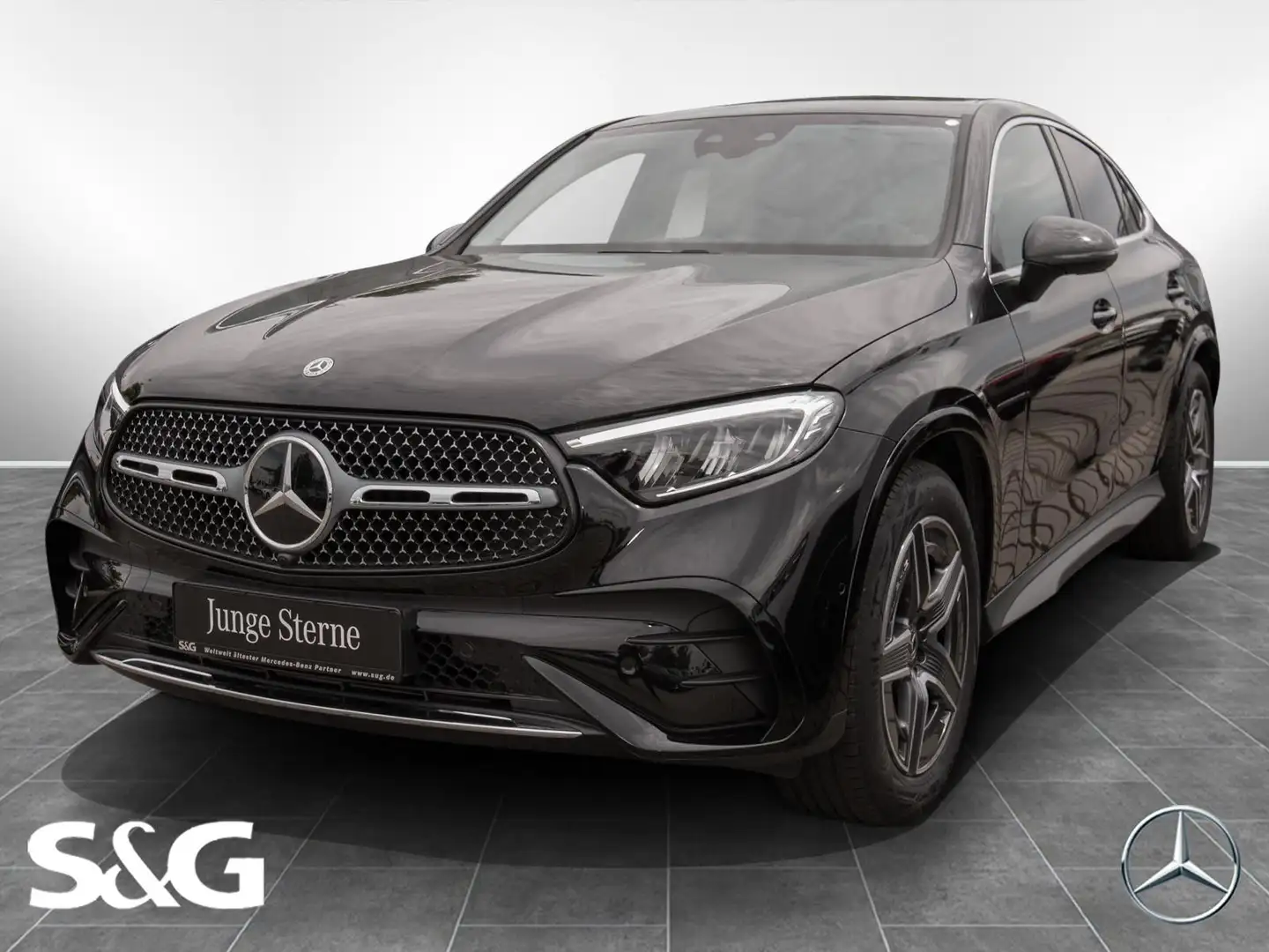 Mercedes-Benz GLC 200 4M Coupé AMG MBUX+RüKam+AHK+LED+DISTRO Schwarz - 1