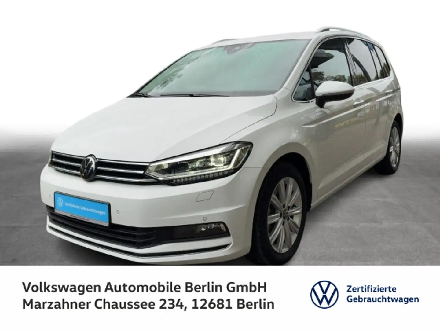 Volkswagen Touran 1.5 TSI DSG Highline Navi LED SHZ ACC PDC Weiß - 1