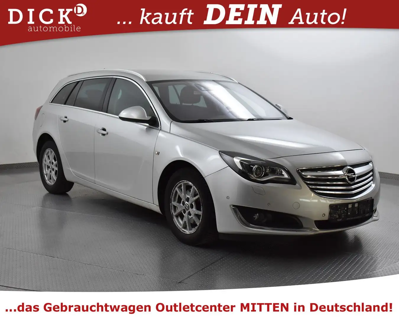 Opel Insignia 2.0d ST Innov GEPFLEGT+NAV+KAM+XEN+SHZ+ Silber - 1