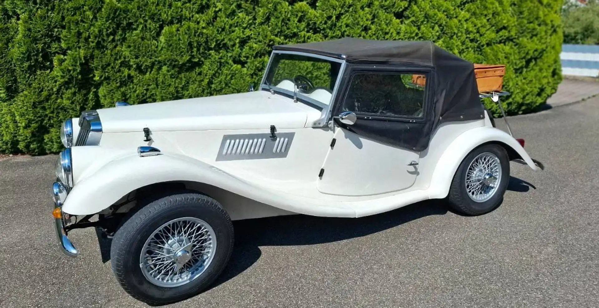 Oldtimer MG TF Replica Weiß - 2