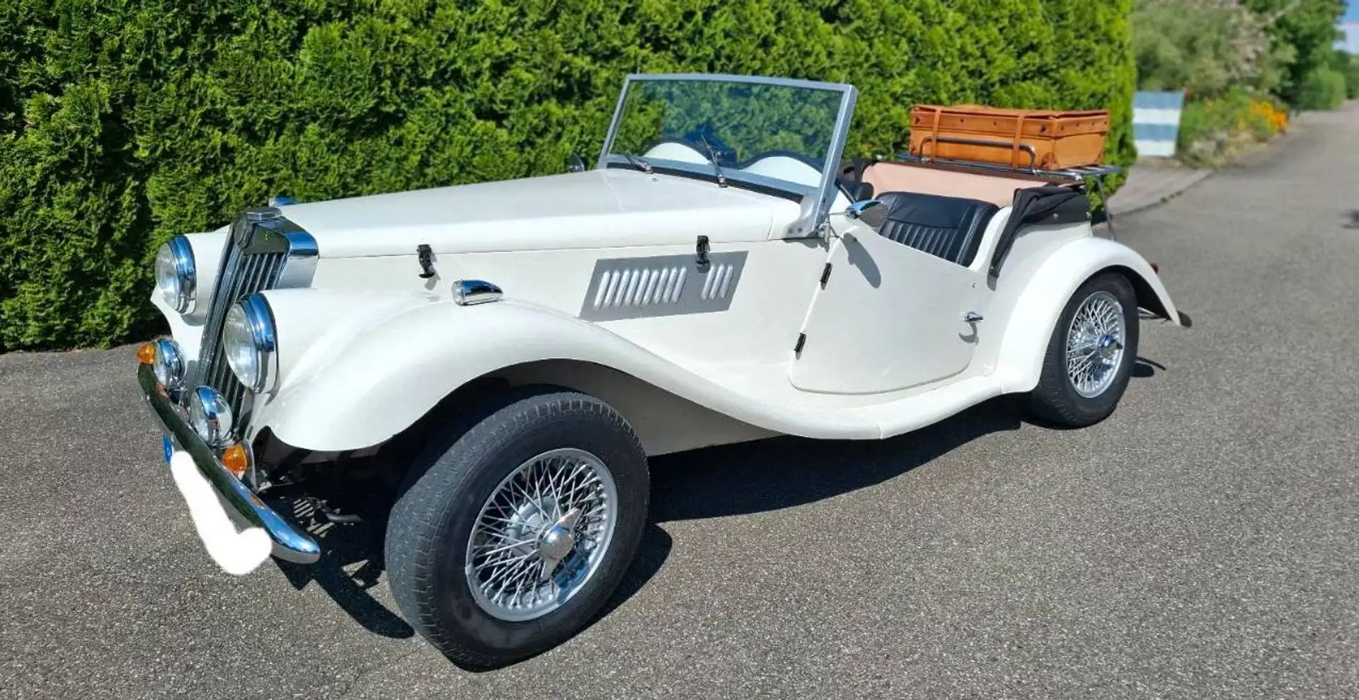 Oldtimer MG TF Replica Weiß - 1