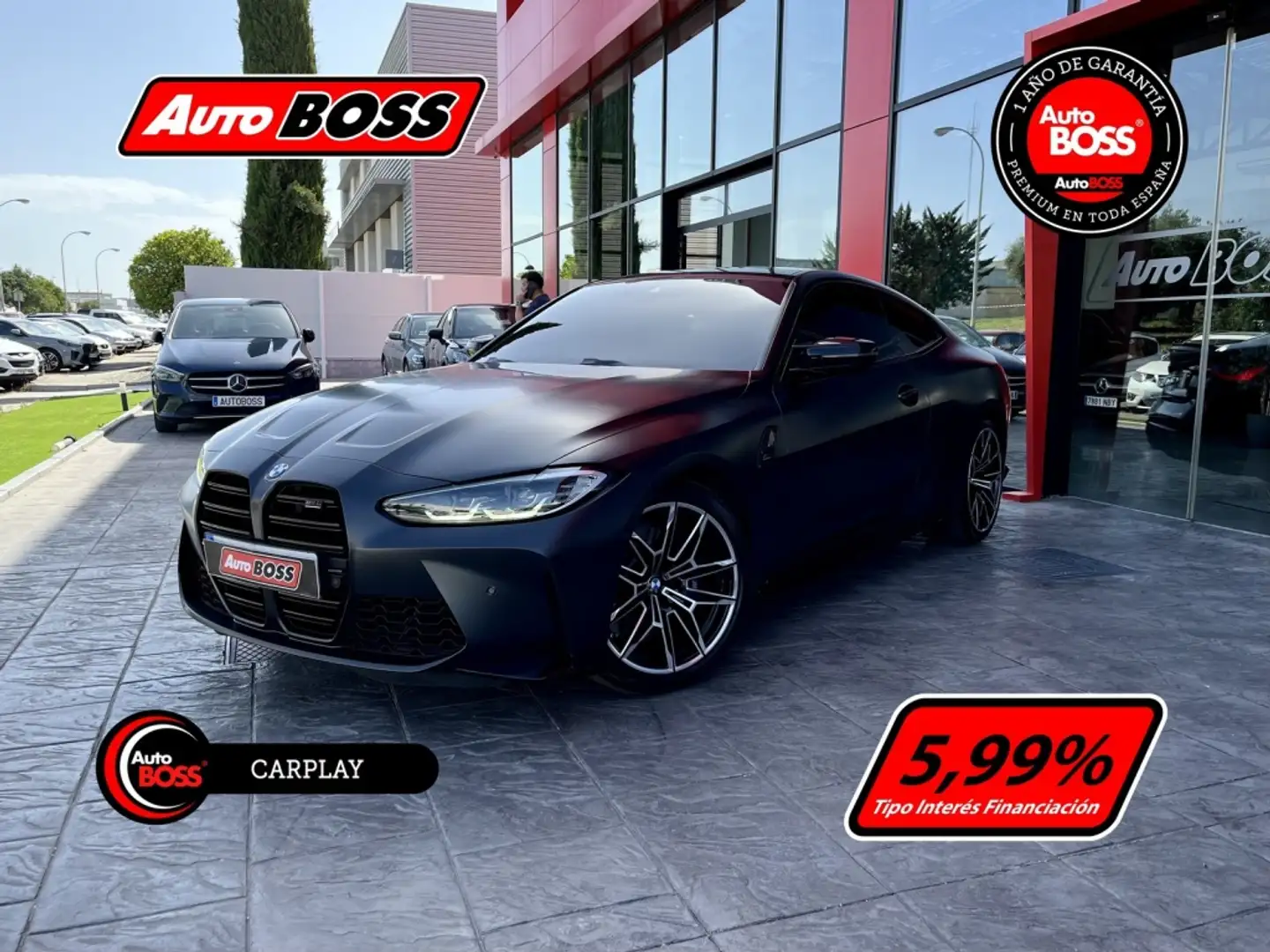 BMW M4 Coupé Competition Negro - 1