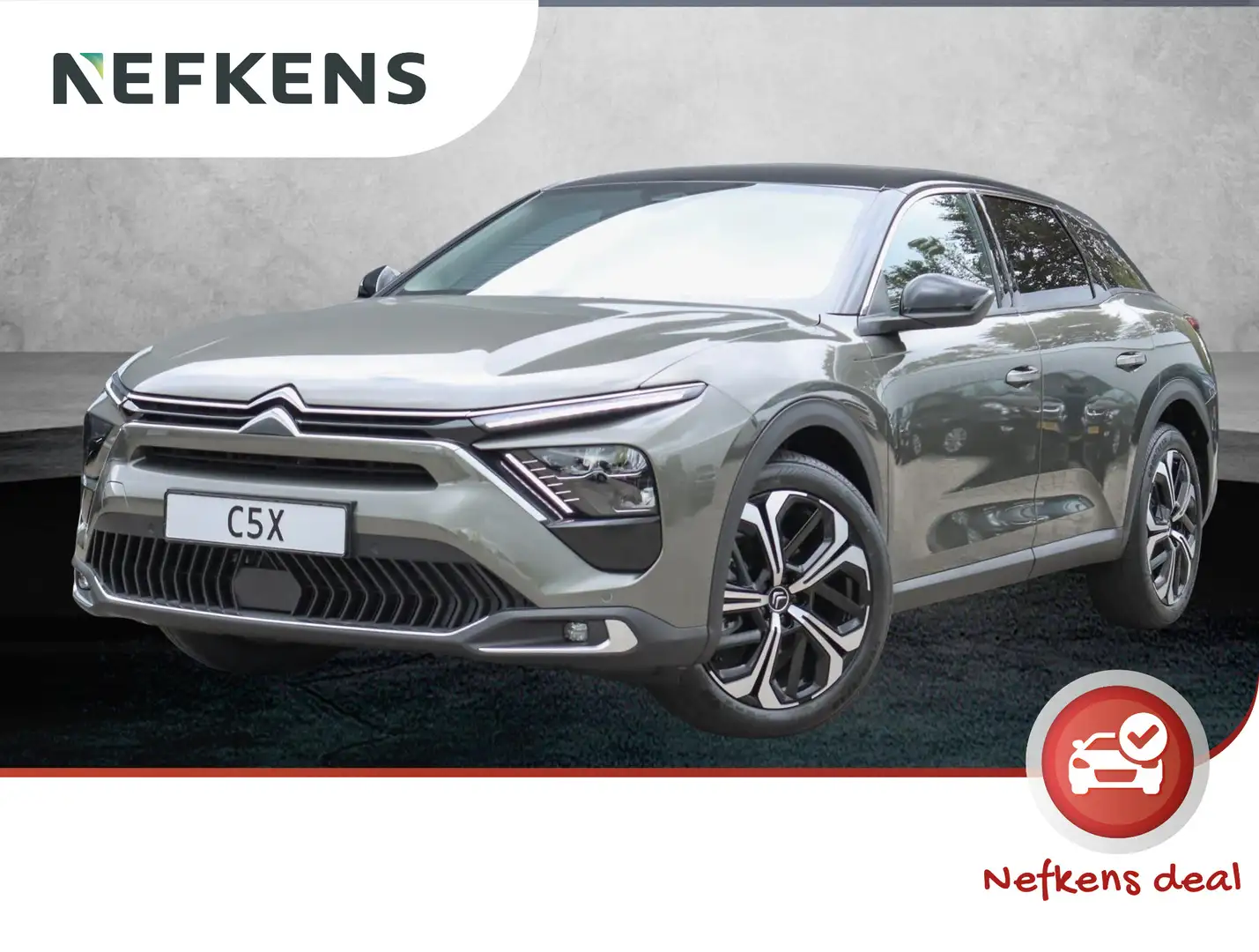 Citroen C5 X 130pk P.T. Business Plus (Climate/NAV./LEER/Camera Сірий - 1
