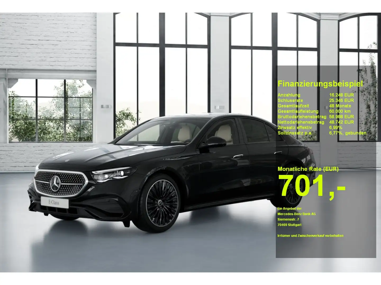 Mercedes-Benz E 300 de AMG Panor. Supersc. Night 360° Digit.L. Schwarz - 1
