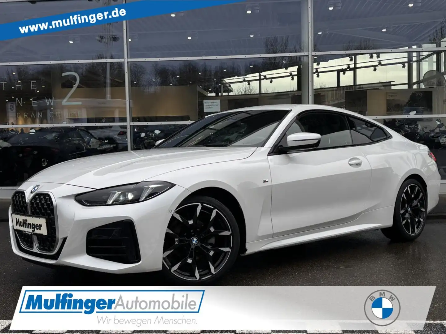 BMW 420 d xDrive M Sport SuView HUD ACC Lenkradh.19" Weiß - 1