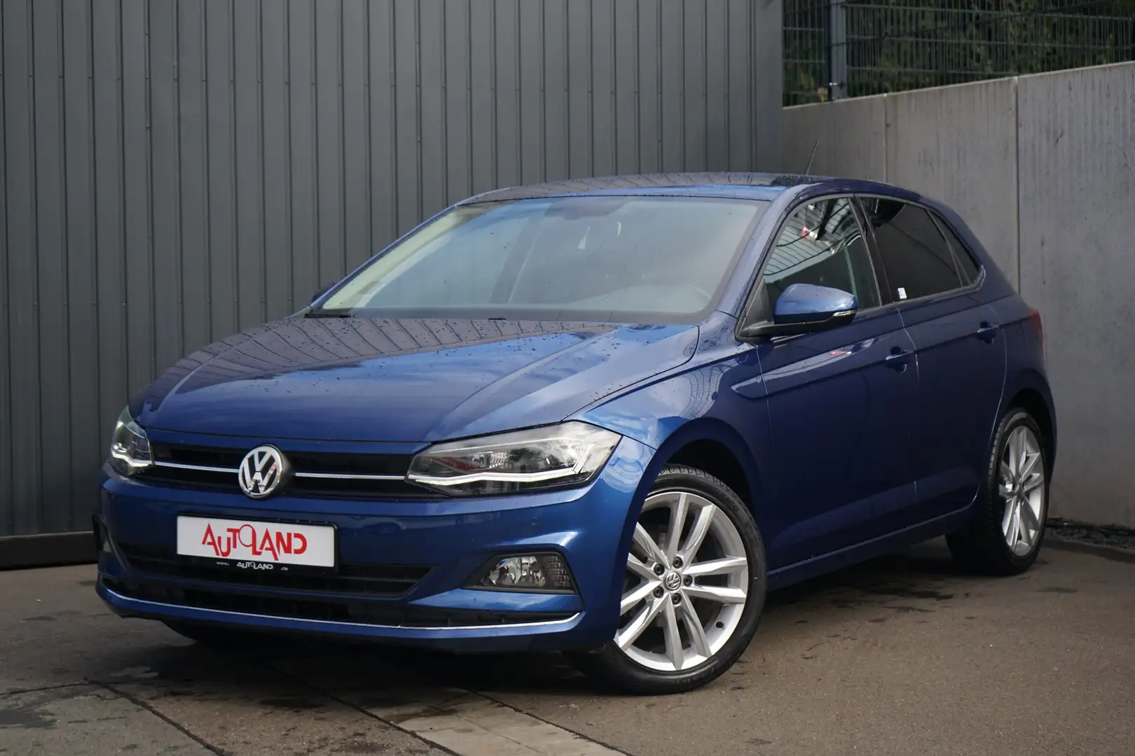 Volkswagen Polo 1.0 Comfortline LED Navi ACC Klimaaut. PDC Blau - 2