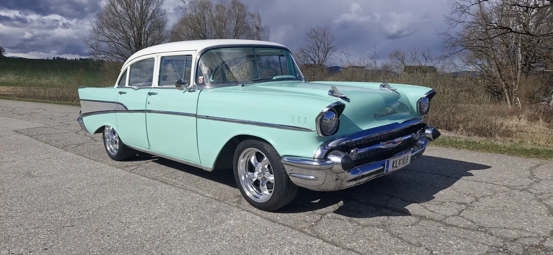 Chevrolet Bel Air 235 I6 3gang Schaltgetriebe Verde - 1