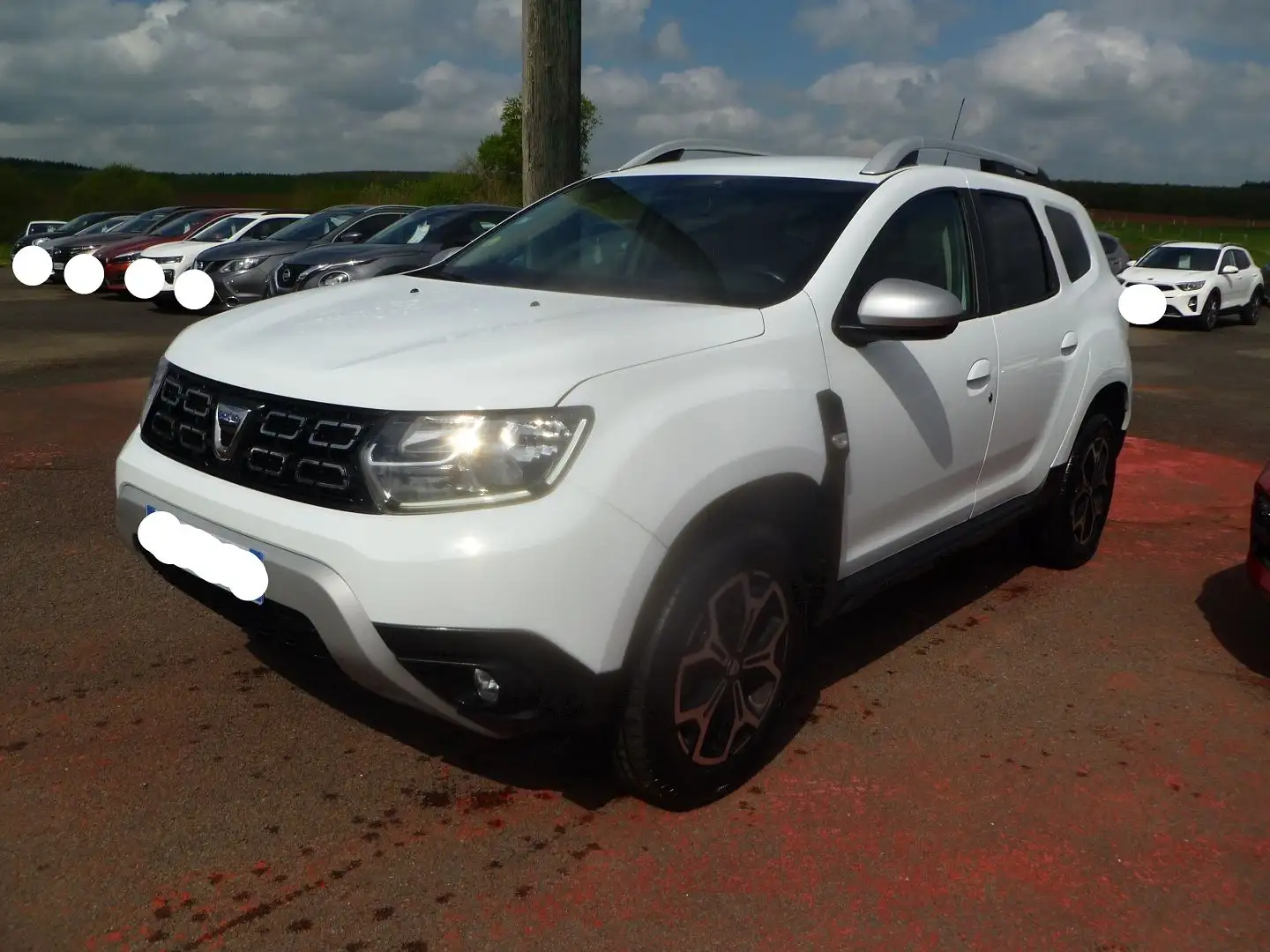 Dacia Duster 1.5 BLUE DCI 115CH PRESTIGE BV6 4X2 Blanc - 1