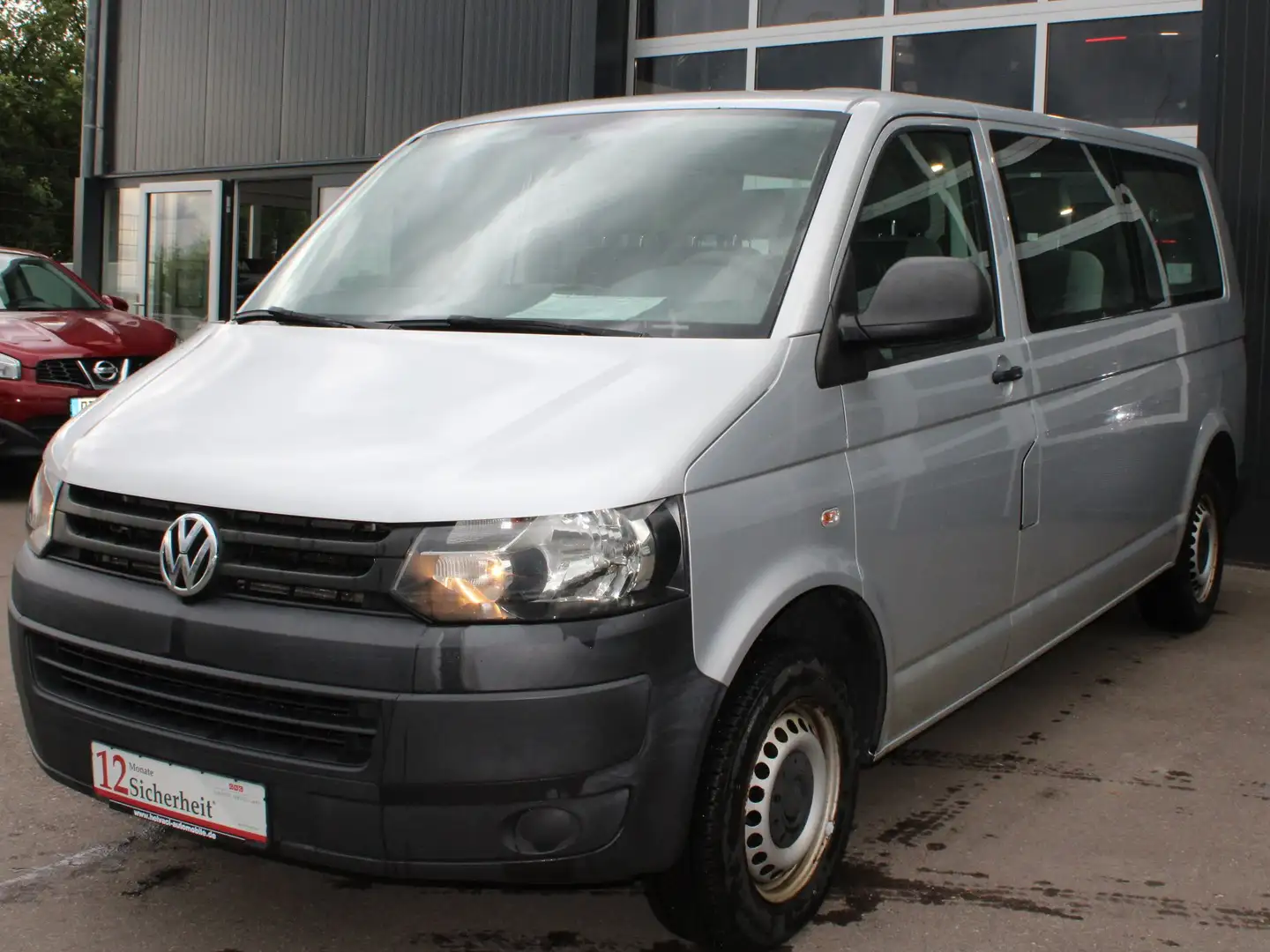 Volkswagen T5 Kombi lang+9Sitzer+Klima+NAVI+ Argintiu - 1