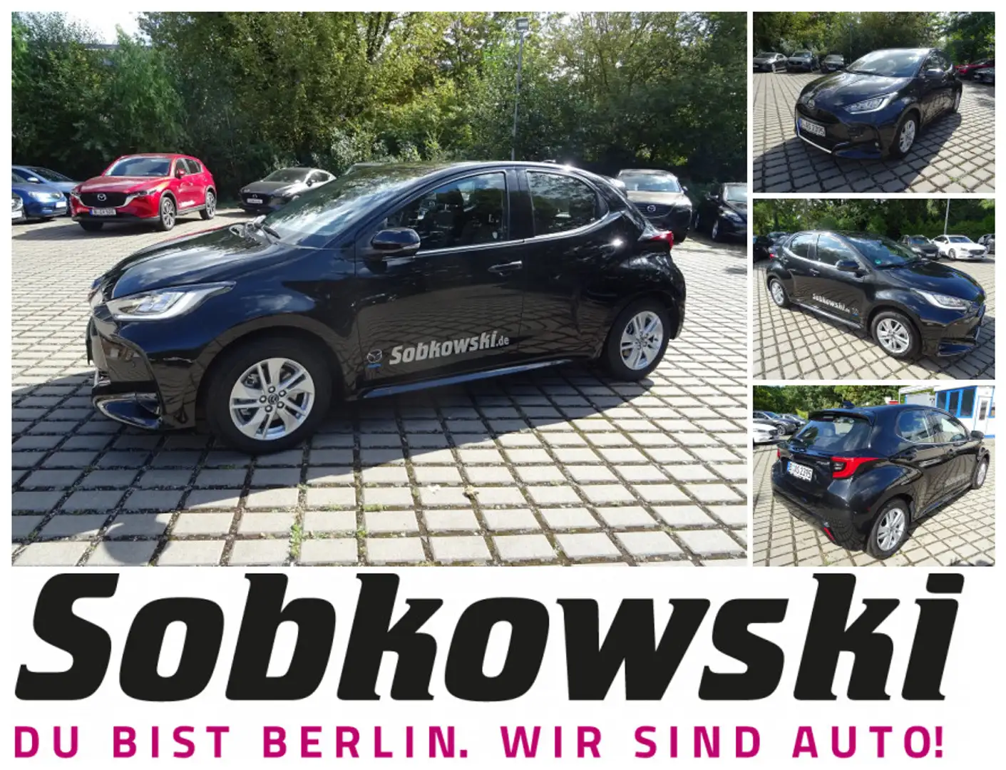 Mazda 2 Hybrid 1.5L VVT-i 116 PS AT FWD CVT AL-AGILE COMFO Schwarz - 1
