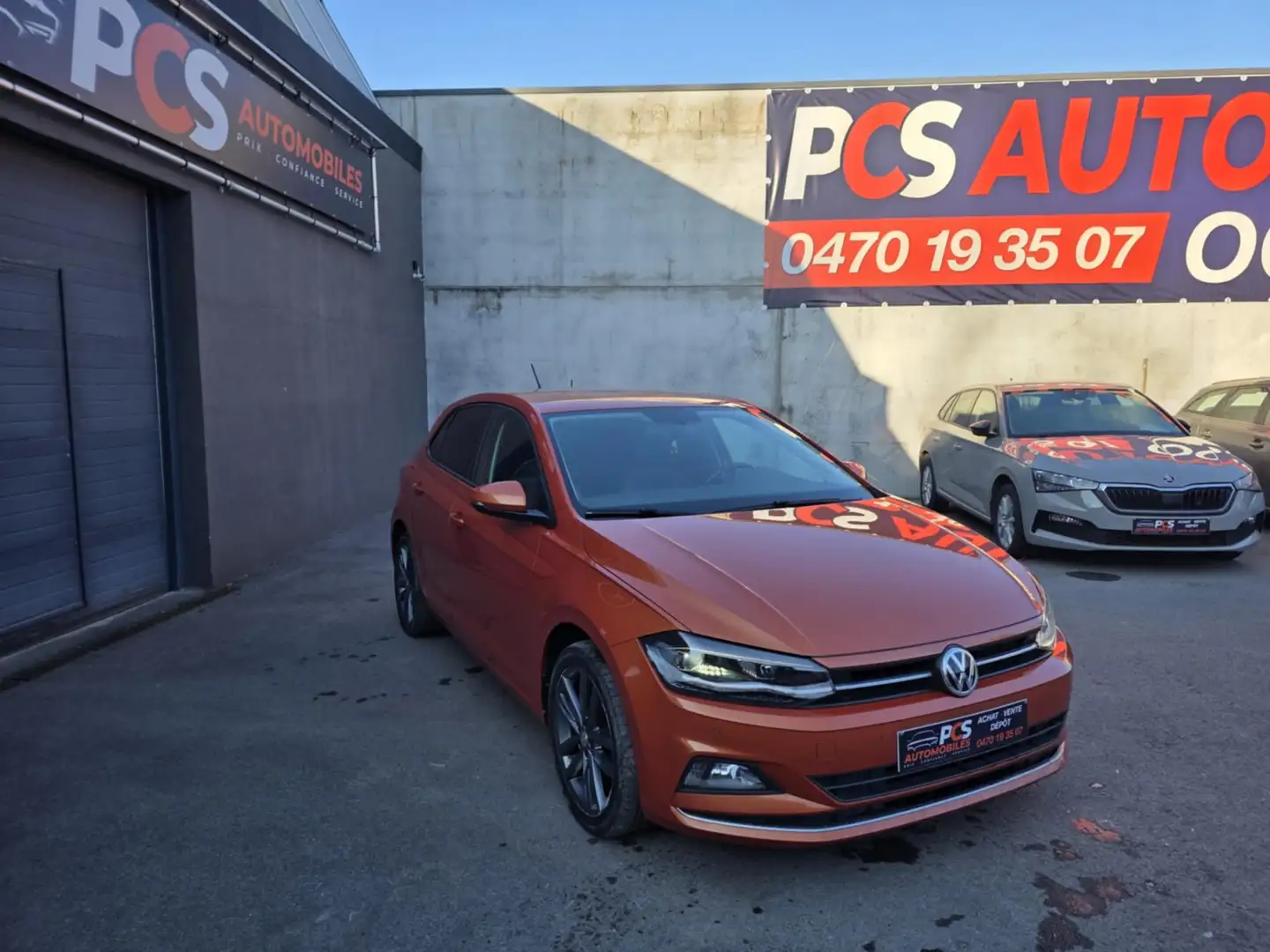 Volkswagen Polo 1.0 TSi Highline*GPS*FULL LED*PDC AVT-ARR*GARANTIE Orange - 2