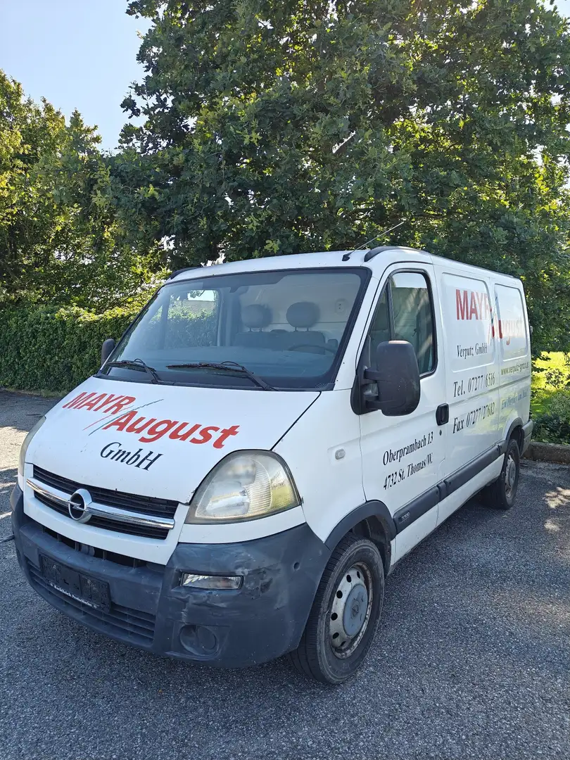 Opel Movano Movano L1H1 2,5 CDTI kurz AHK Blanc - 1