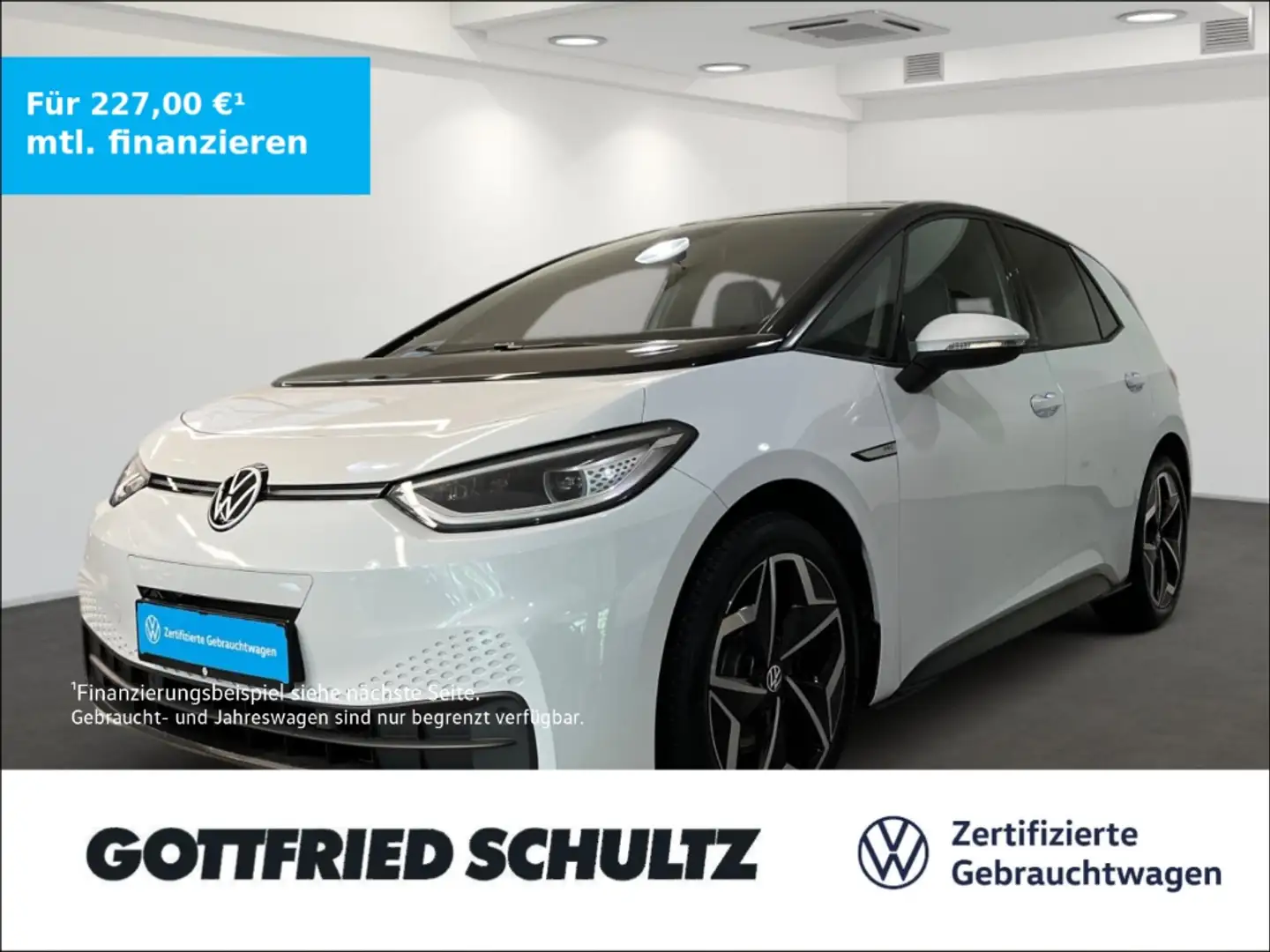 Volkswagen ID.3 Pro Performance 150 kW Business Navi ACC APP-Conne Biały - 1