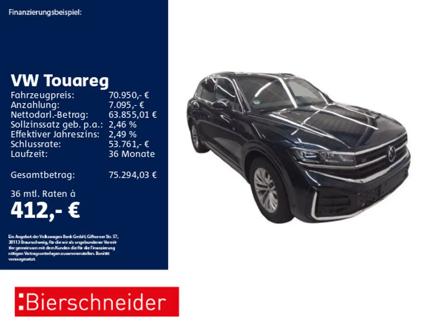 Volkswagen Touareg 3.0 TDI R-Line AHK PANO STAND IQ Gelb - 1