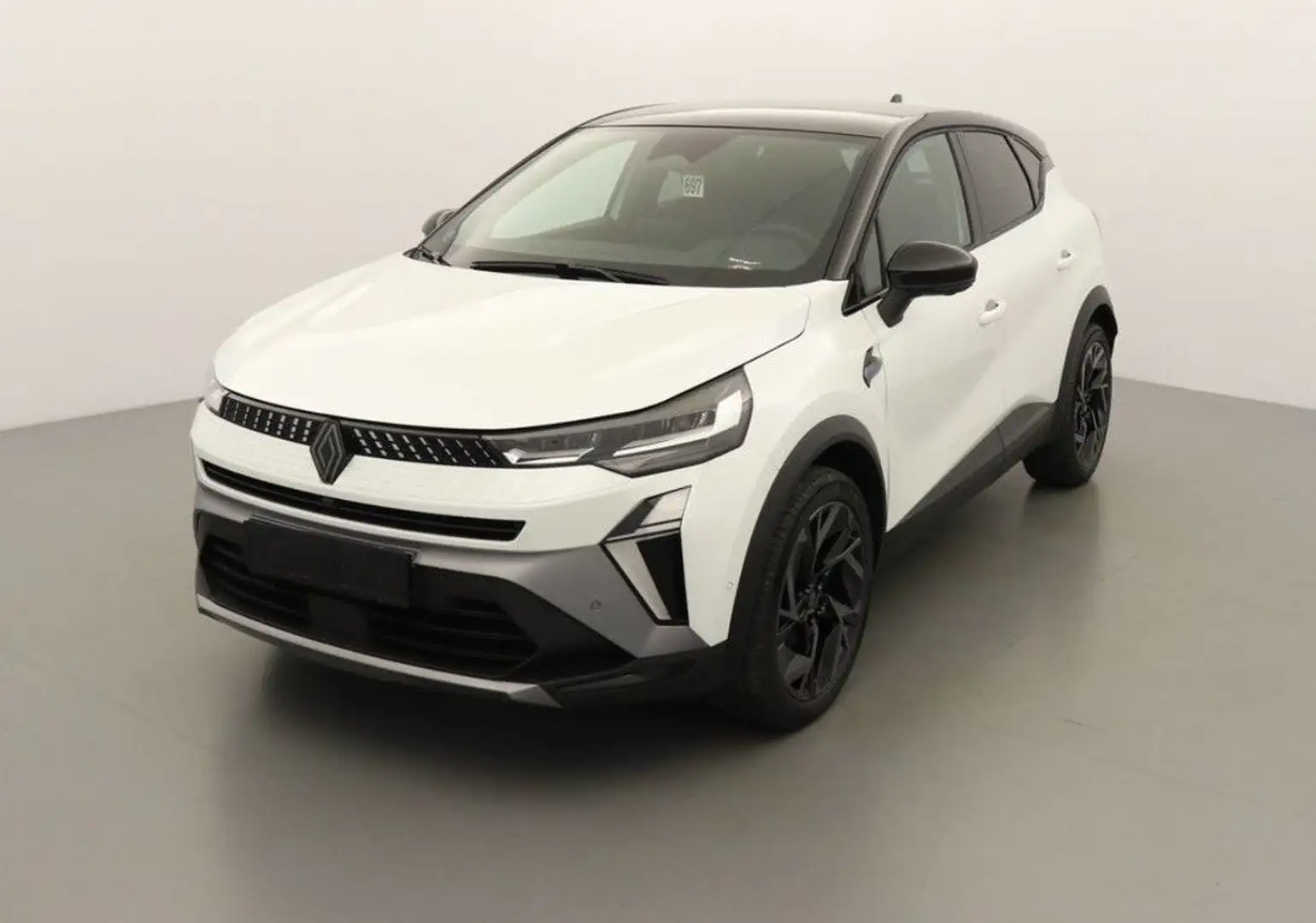 Renault Captur ESPRIT ALPINE full Hybrid E-Tech 160 parking 360 , Harman Kardon ,roue de secours blanc nacre toir noir étoile Weiß - 1