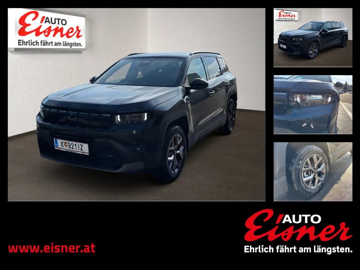 Jeep Compass eDCT 1.2 W First Edition 2xKlima AUT LED Schwarz - 1