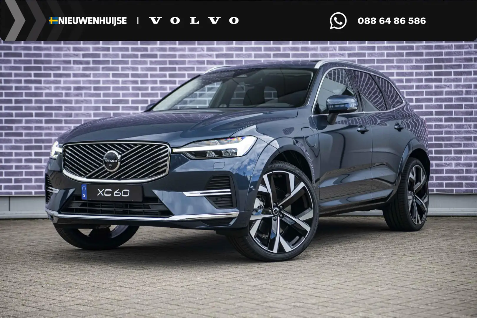 Volvo XC60 2.0 T6 Plug-in hybrid AWD Ultra Bright | Executive Blauw - 1