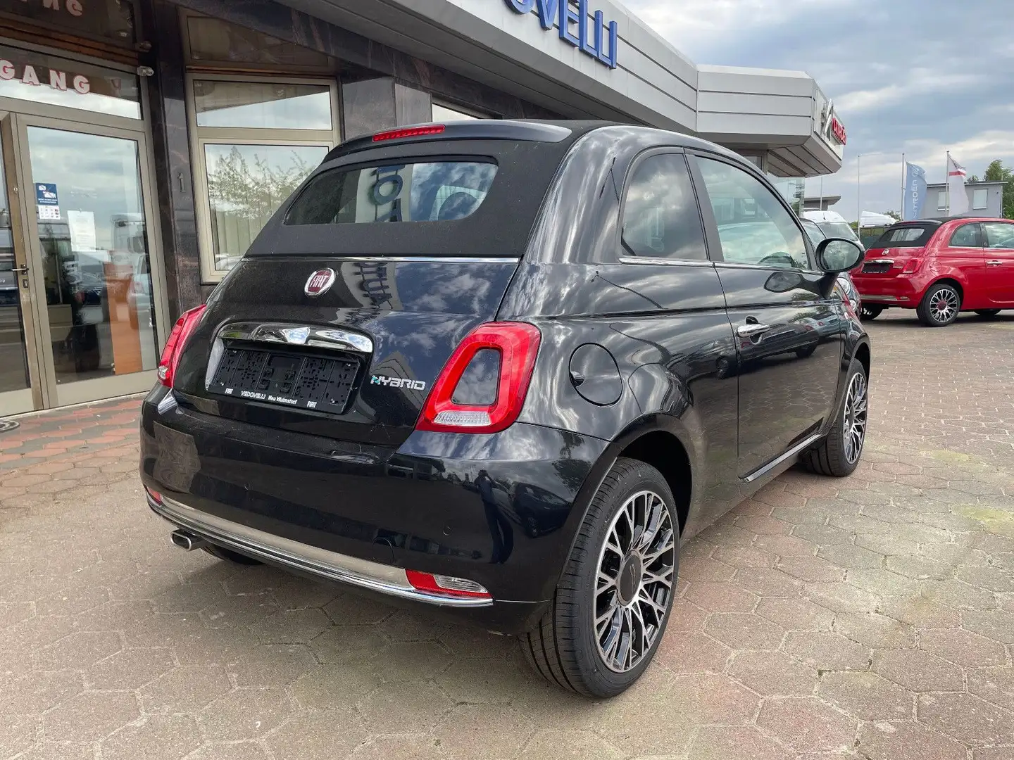 Fiat 500C Dolcevita Navi 16" LM-Felgen Verdeck schwar Černá - 1