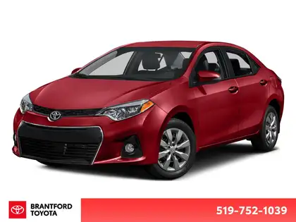 Red 2016 Toyota Corolla Sedan Front-Wheel Drive Automatic