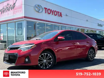 Red 2016 Toyota Corolla Sedan Front-Wheel Drive Automatic